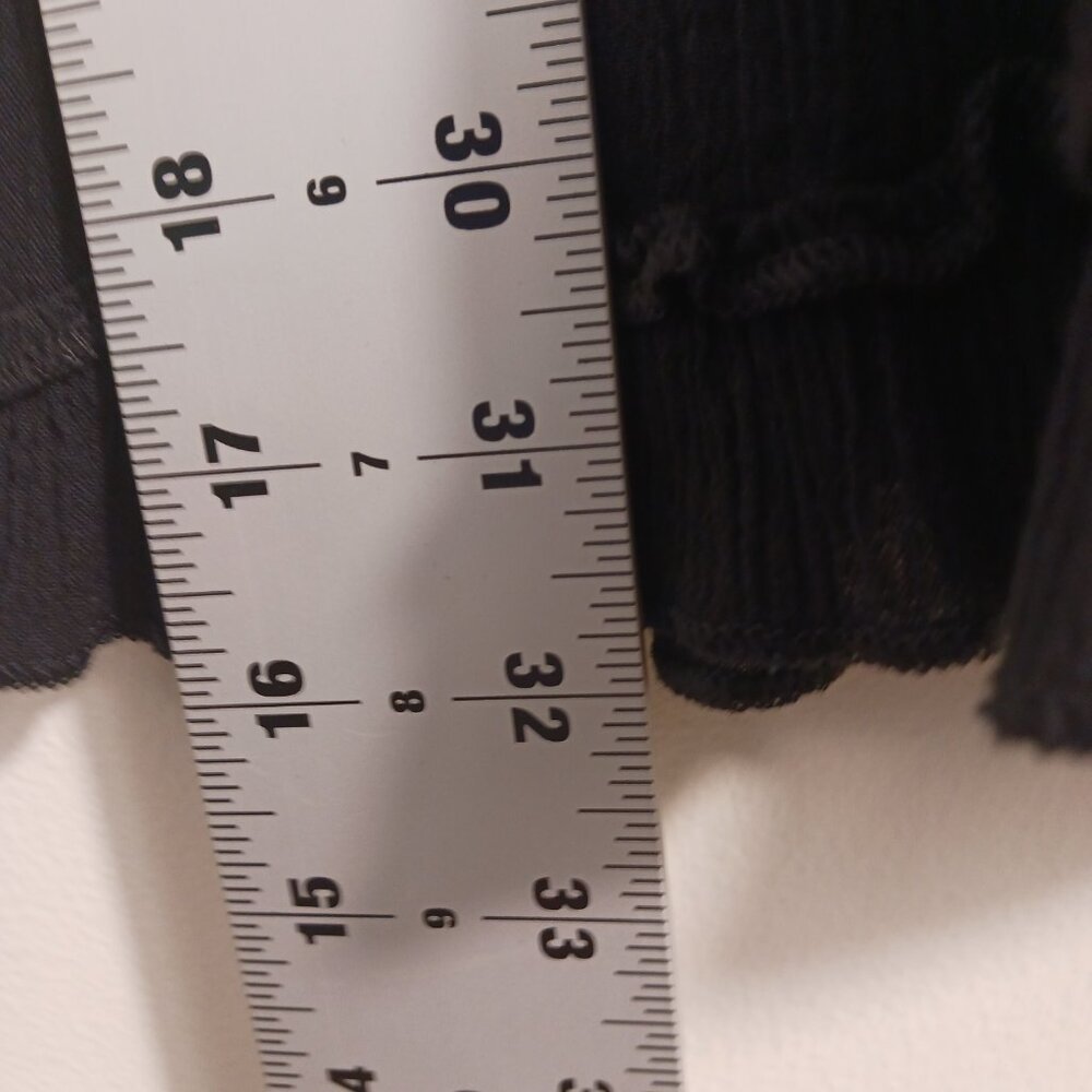Altar'd State Black Tiered Mini Dress, "Lexley" Size Medium, Whimsey Goth, Party - Picture 15 of 16